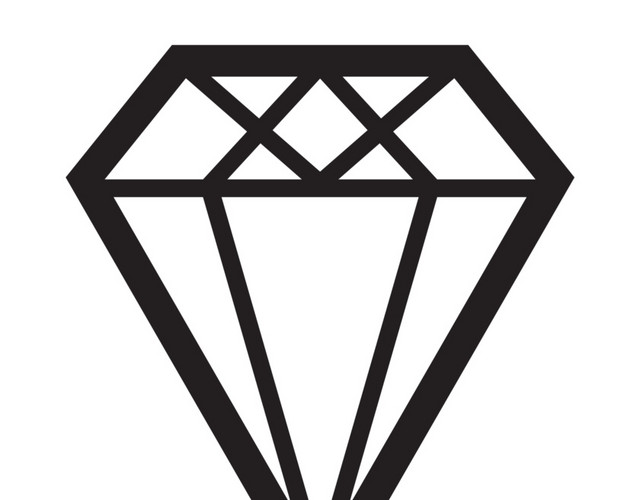 手绘黑色线条几何图案