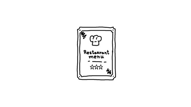 菜单素材