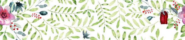 彩色植物花纹免抠素材