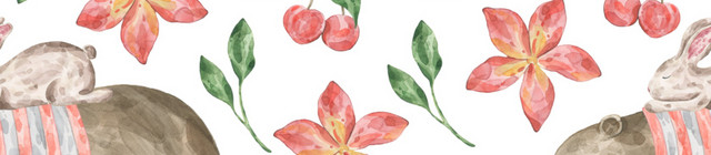 彩色熊花纹免抠素材