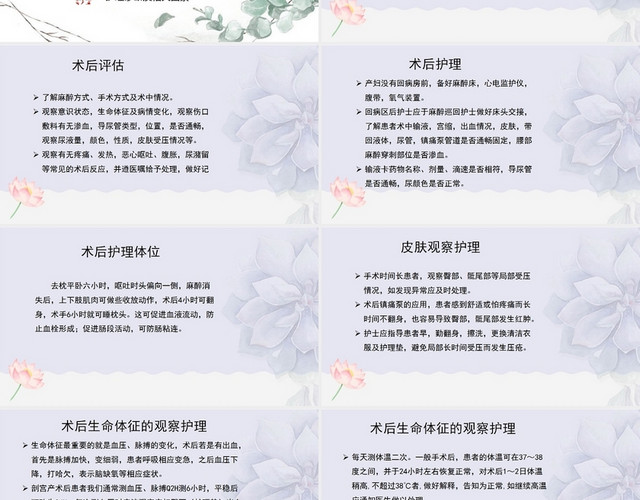 紫色剖宫产剖宫产护理查房PPT
