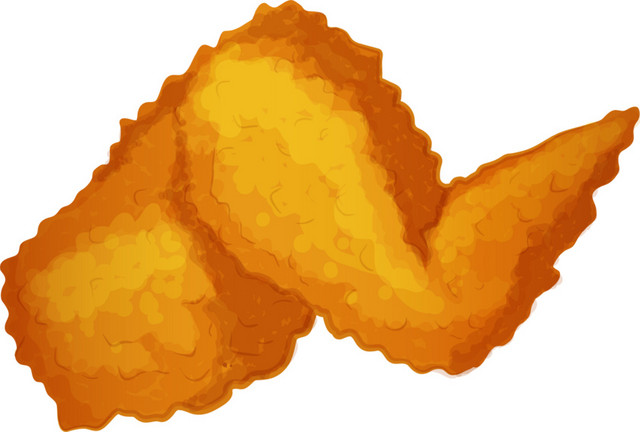 美味鸡翅矢量元素