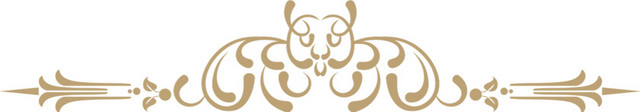 金色欧式花纹分割线矢量图