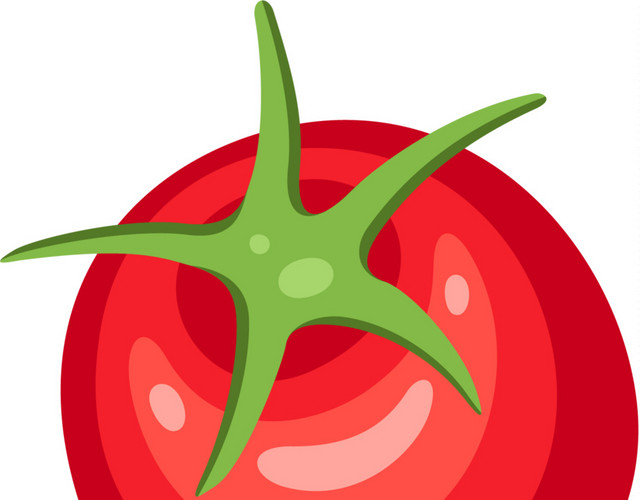 蔬菜西红柿矢量图