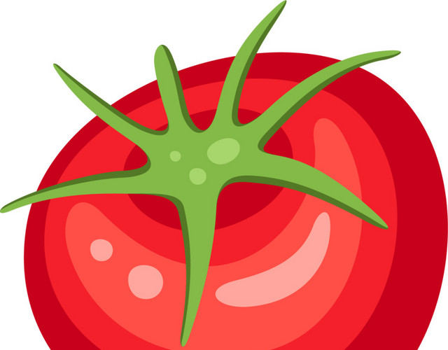 蔬菜西红柿矢量图