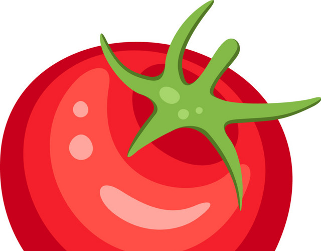 蔬菜西红柿矢量图