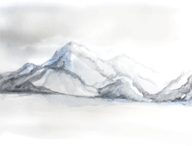 水墨山水画