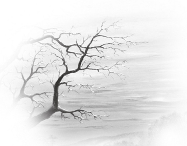中国山水水墨画