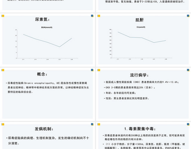 蓝黄色尿毒症脑病护理查房尿毒症护理查房