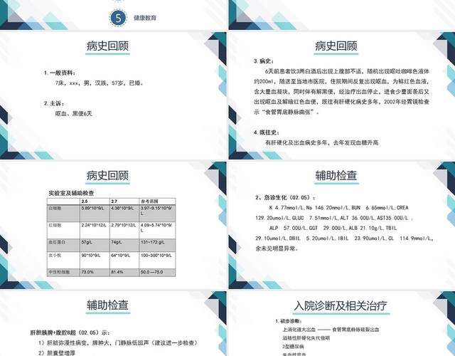 蓝色肝硬化患者护理查房