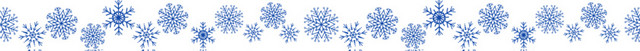 梦幻蓝色雪花花边边框