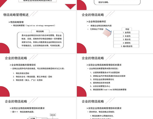 红色企业物流战略管理