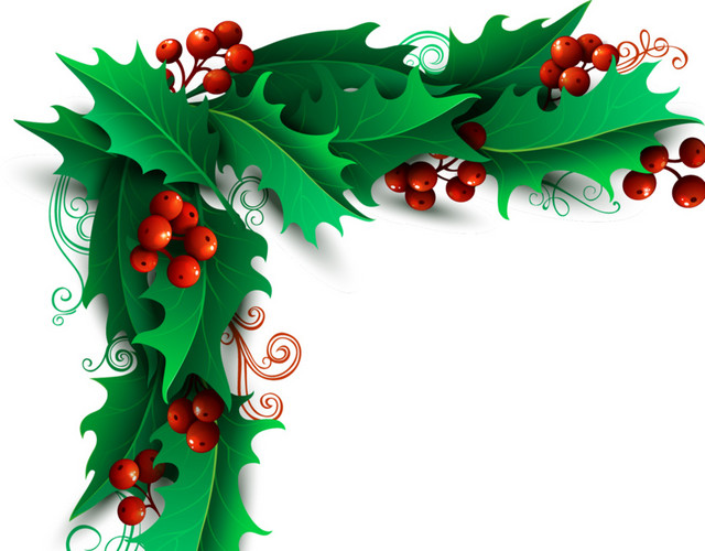 角框 绿色 圣诞节 装饰