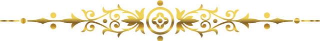 欧式金色花边