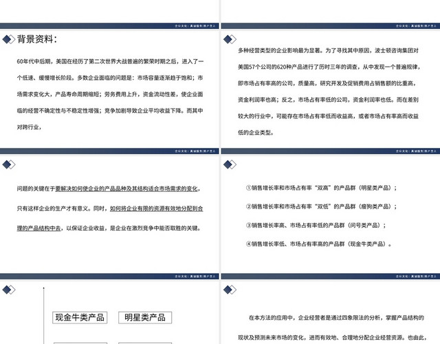 蓝色商务风说课课件四象限工作分析法PPT模板