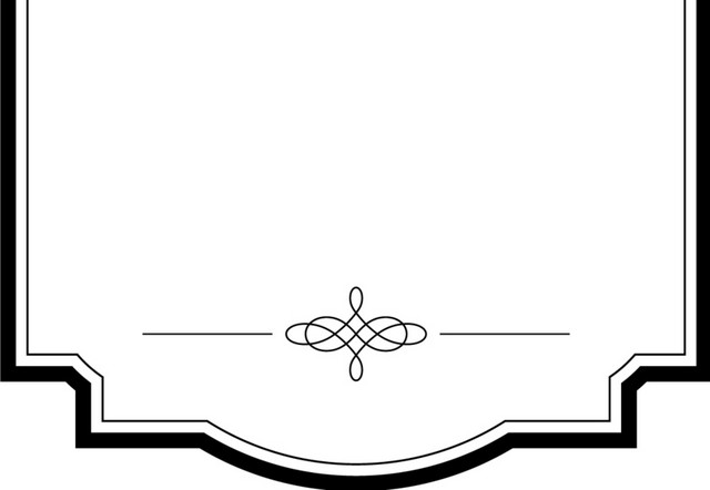 黑色矢量边框