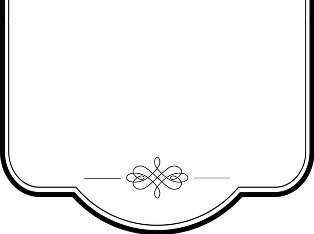 黑色矢量边框