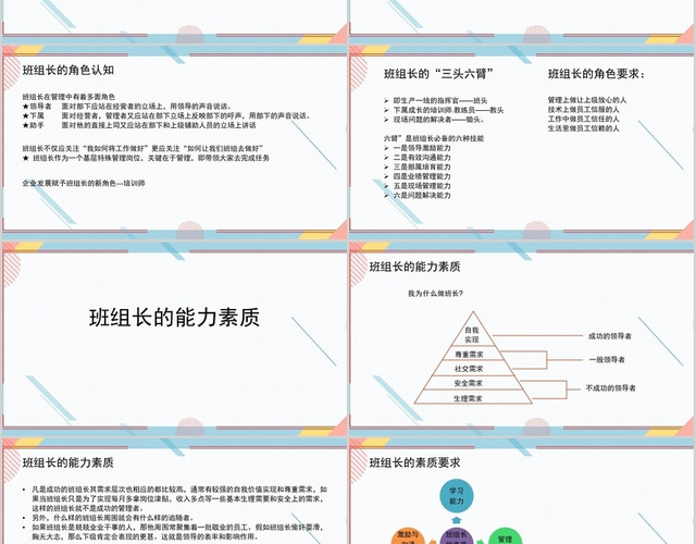 白色简洁风如何做好班组长培训PPT模板