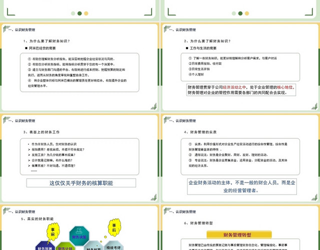 黄色财务管理基础培训财务培训