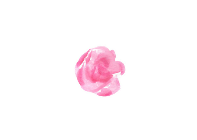 粉色晕染漂浮墨迹