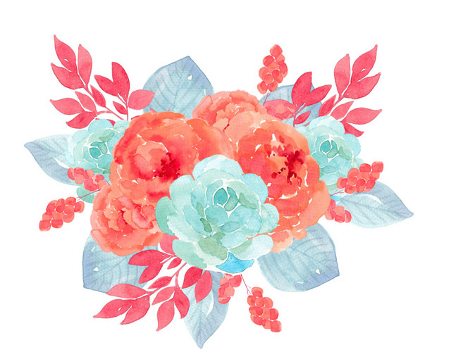 美丽花草花朵装饰素材