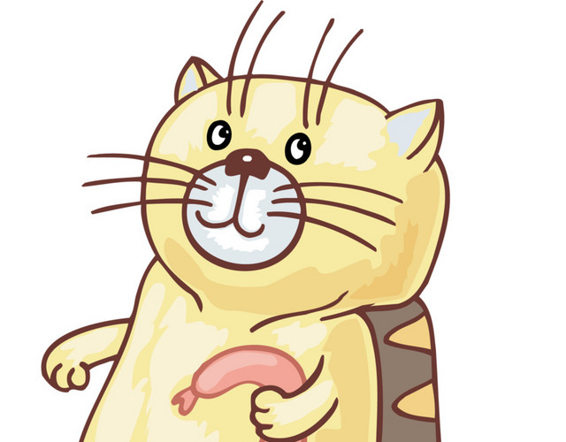 手绘小猫