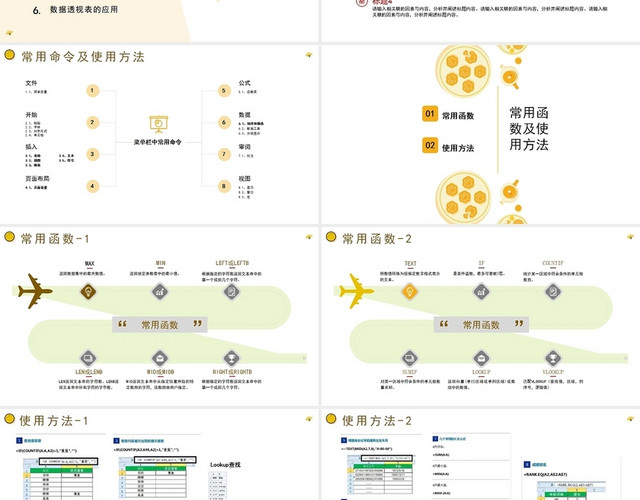 黄色EXCEL常用操作培训EXCEL培训