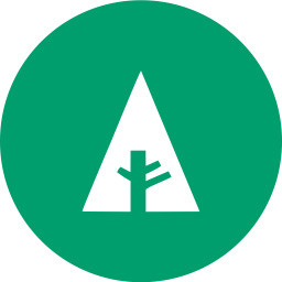 绿色树木图标素材下载
