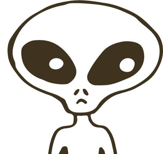 黑色外星人装饰