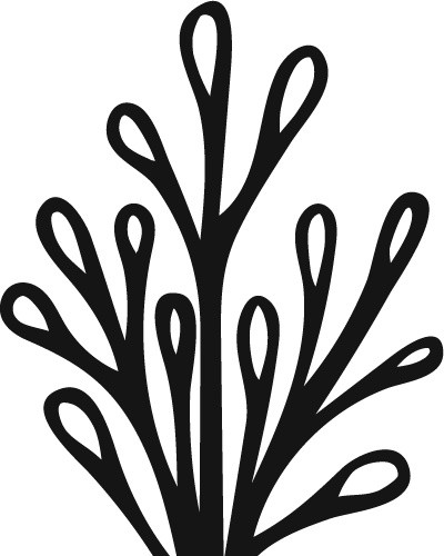 创意植物简笔画矢量素材