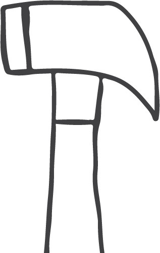 创意锤子卡通画矢量素材