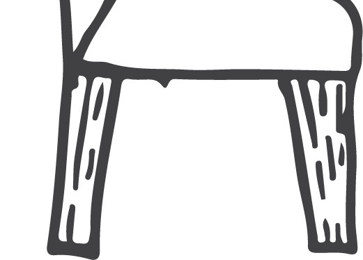 创意椅子简笔画矢量素材