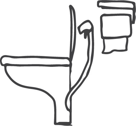 厕所马桶简笔画素材下载