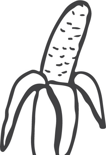 香蕉简笔画素材下载