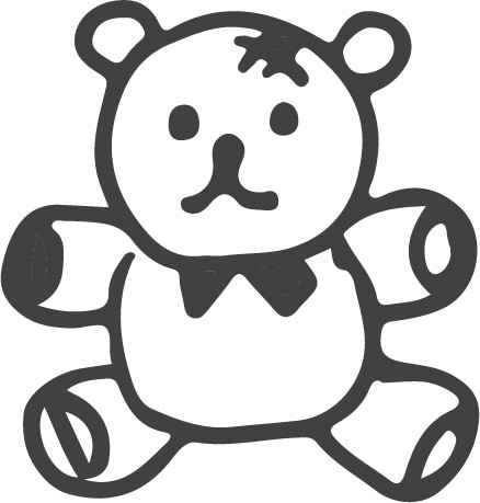 小熊简笔画素材下载