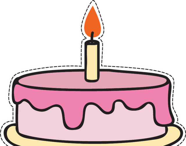 卡通可爱生日蛋糕素材