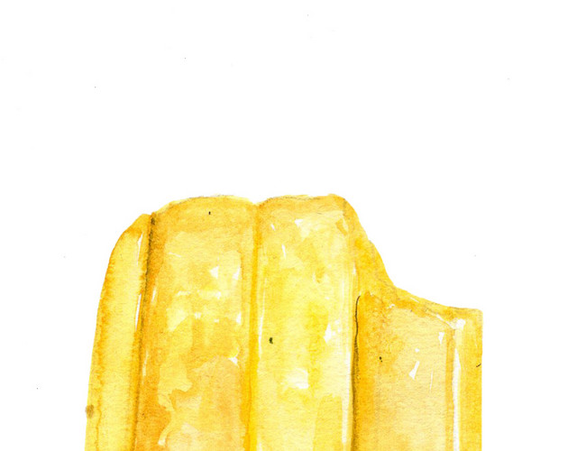 手绘彩色冰棍素材