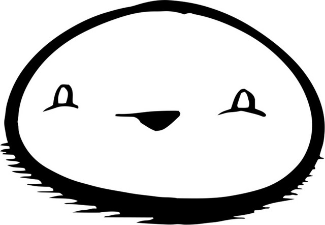 手绘卡通圆球素材