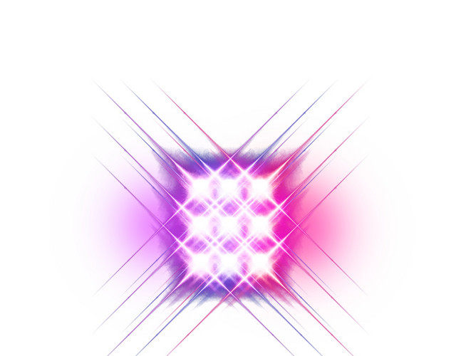 红色炫光光点素材