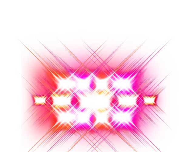 红色炫光光点素材
