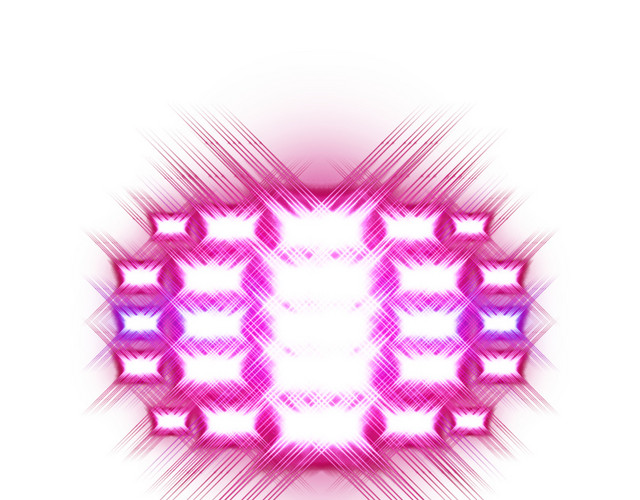玫红炫光光点素材