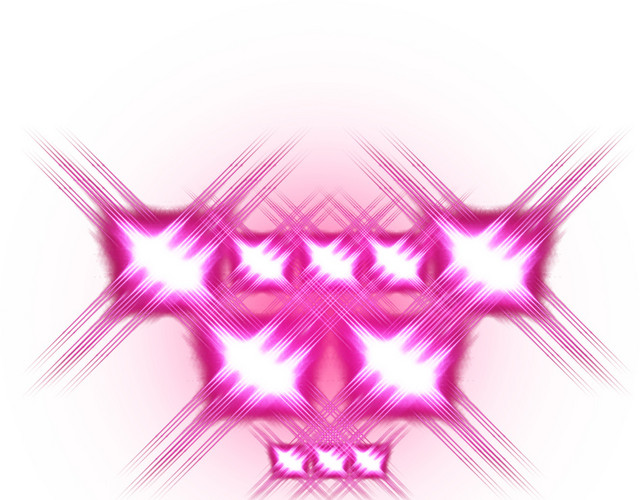 玫红色炫光光点素材