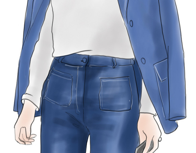 帅气的女人矢量元素