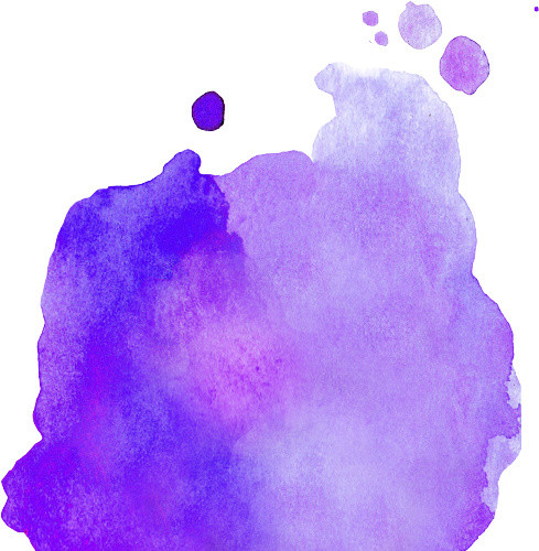 手绘水彩笔刷水彩墨迹素材