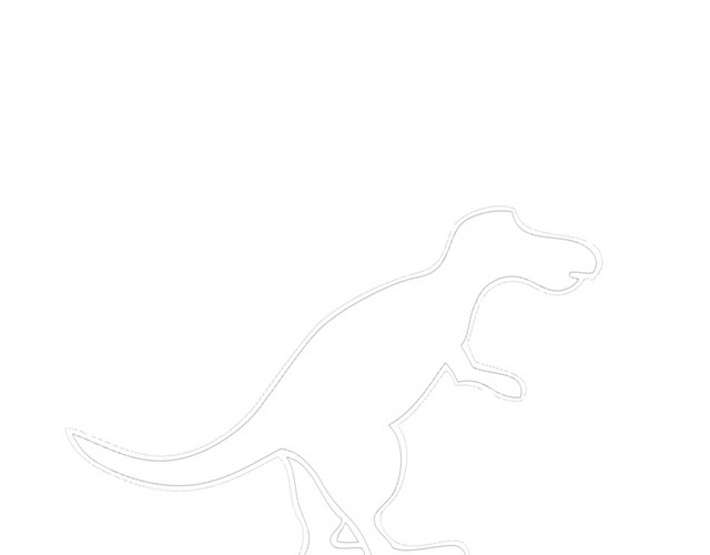 手绘卡通恐龙素材