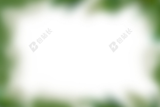 绿色清新植物边框装饰素材