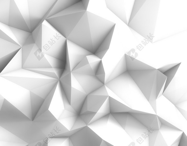 白色抽象几何背景素材