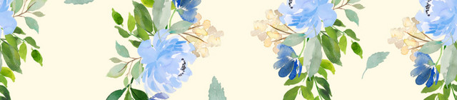 彩色手绘花朵插画背景素材