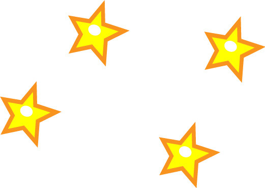 黄色小星星装饰
