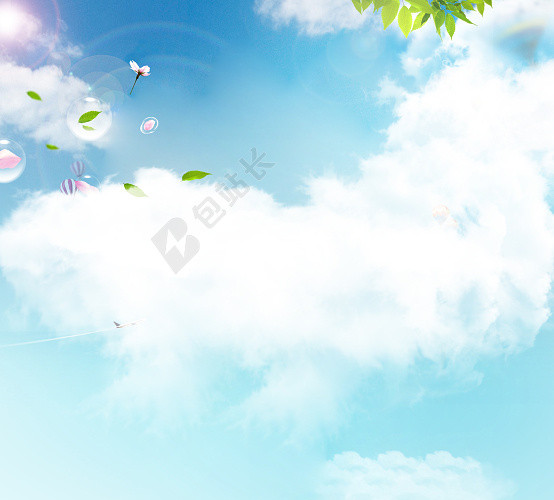 蓝天天空背景